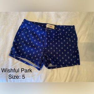 Wishful Park anchor print shorts